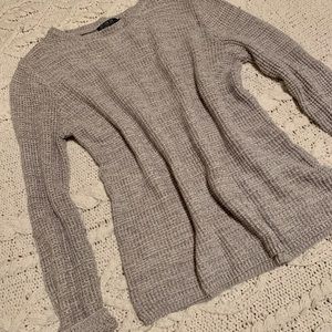 Cotton On grey waffle knit sweater